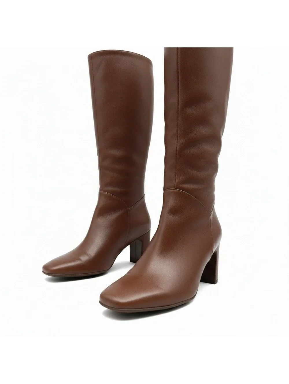 Naturalizer Women's Brown Leather Knee-High Boots
